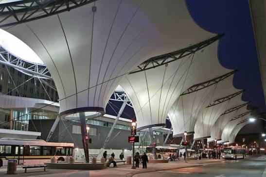 Completed transit center architecture